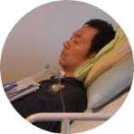 画像：ALS患者　嶋守恵之